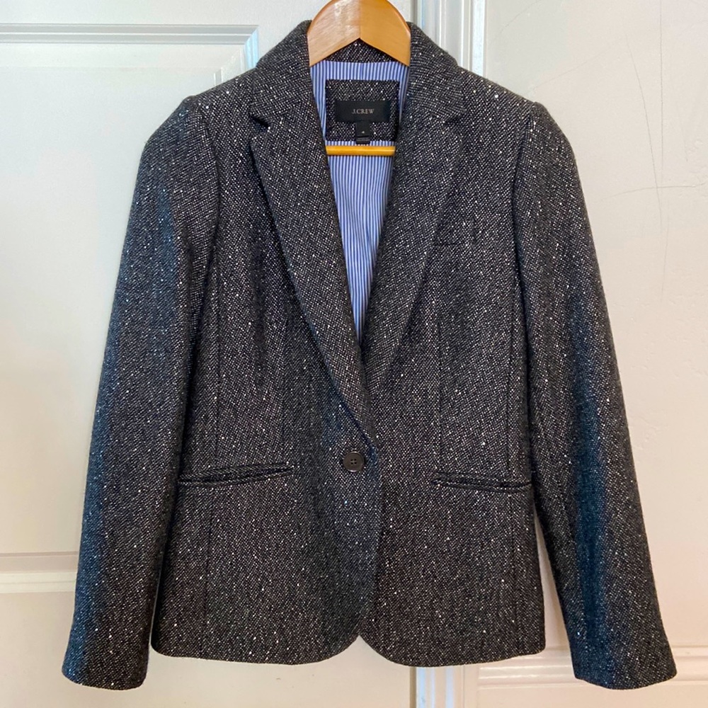 J Crew Campbell Donegal Blazer